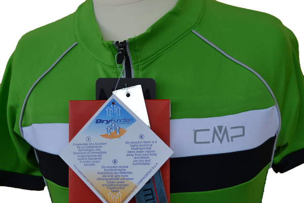 Jungen Fahrradshirt CMP Gr. 152 und 176 - Funktionsshirt - 3 Rückentaschen