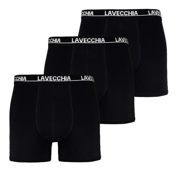 Herren XXL-Boxershorts Übergrößen von Lavecchia FL-1020 Gr. 5XL schwarz