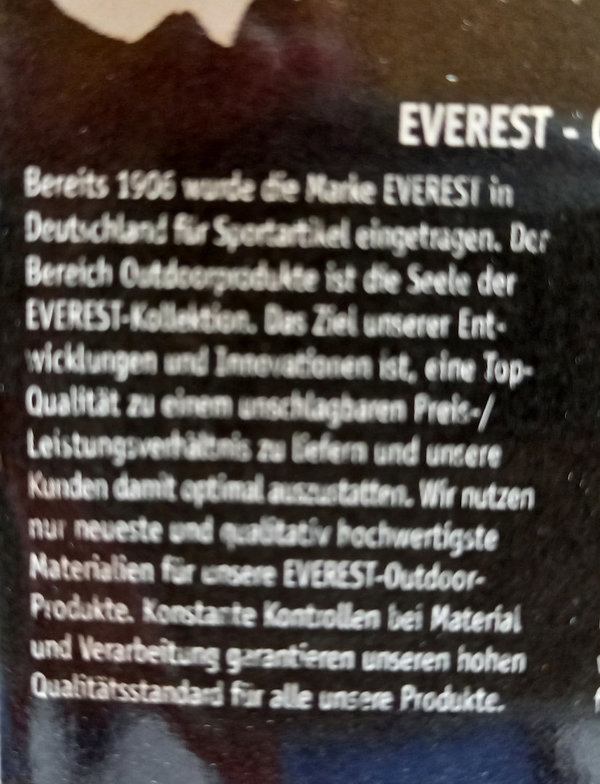 Bauchtasche mit Flasche Markke "Everest"